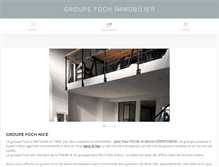 Tablet Screenshot of groupe-foch.com